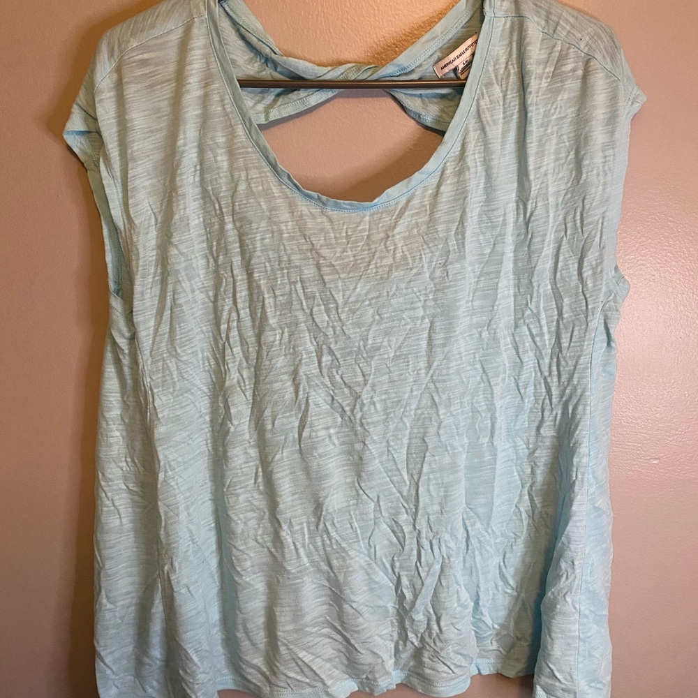 Open back tee